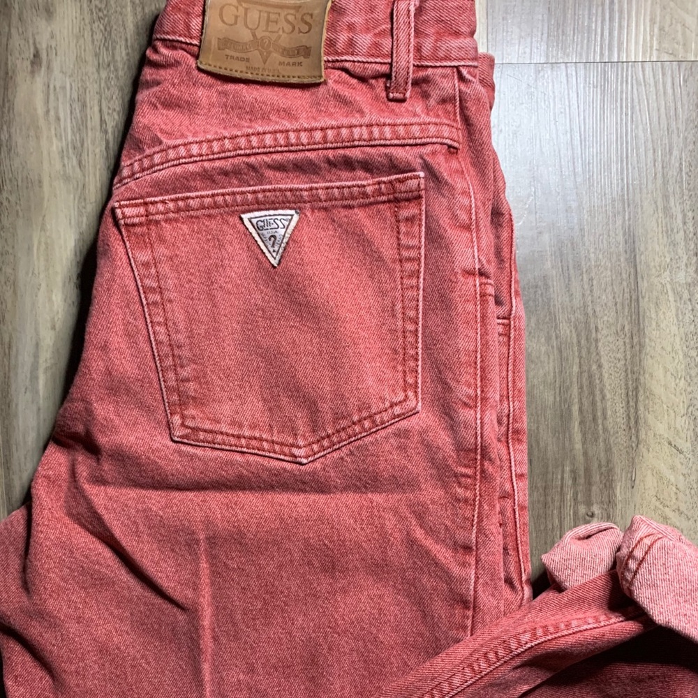 Vintage Red Guess high waisted jeans